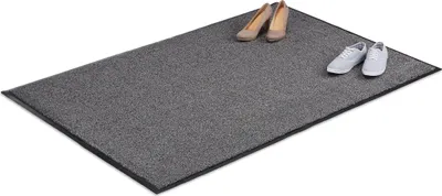 Image de relaxdays 10021902_760 relaxdays Fußmatte schwarz/grau 120,0 x 180,0 cm