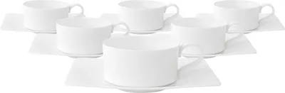 Produktbild von Villeroy & Boch Modern Grace Teetasse mit Untertasse 150 ml 6er Set