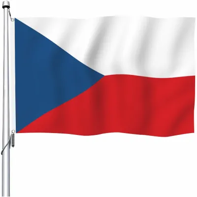 Tschechien-Flagge 1,5x2,4 m doppelseitig mit Ösen