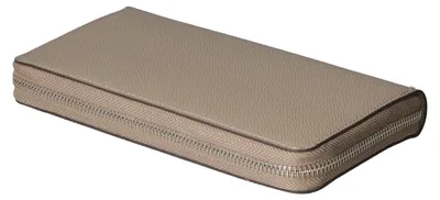 Obrázek produktu pro Dámská peněženka, zip, přírodní kůže, ručně vyrobená, béžová