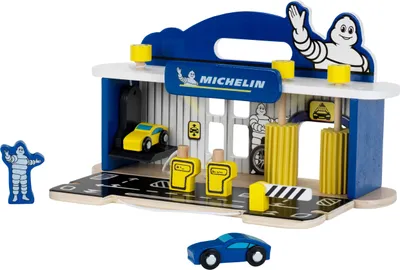Obrázok produktu pre Umývačka áut Michelin - drevená hra na hrdinov