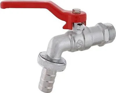 Immagine prodotto di Js Kugel-Auslaufhahn,Leicht,Dn20  3/4",Hebelgr.rot,Matt Verchromt