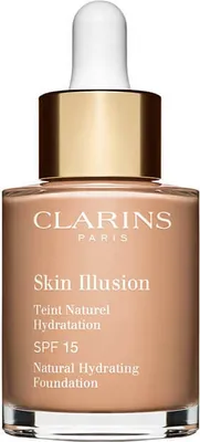 Zdjęcie produktu dla Clarins Skin Illusion, Buteleczka z kroplomierzem, Płynny, Uniwersalne, Nawilżający, Wygładzający, Zmiękczający, Wheat, Radiant