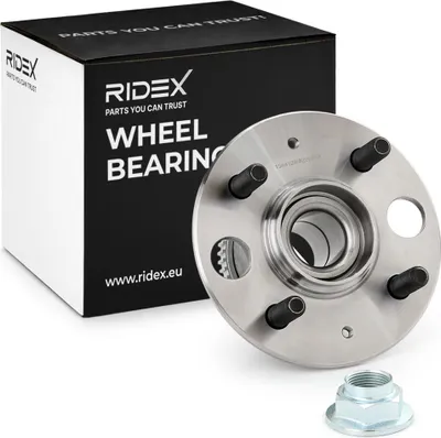 Produktbild von RIDEX Radlagersatz Hinten Links Rechts für HONDA CIVIC VIII Hatchback (FN, FK) 139,0mm 654W0400