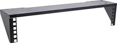 Image de InLine® Rack 19" pour montage sous table, 2UH, noir