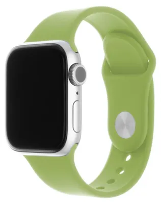 Zdjęcie produktu dla Zestaw silikonowych pasków FIXED Silicone Strap do zegarków Apple Watch o rozmiarach 42/44/45/46/49 mm – kolor oliwkowy