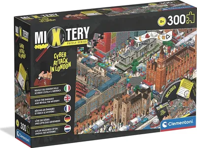 Produktbild von CLEMENTONI Puzzle MIXTERY Hackerangriff in London 300 Teile