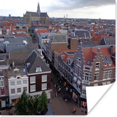 Produktbild von MuchoWow® Poster Haarlem - Niederlande - Himmel 75x75 cm - Wand Dekoration