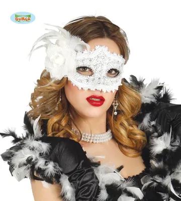 Produktbild von y venezianische Maske in silber für Damen