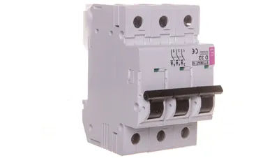 Zdjęcie produktu dla Wyłącznik automatyczny 3P D 32A 10kA AC ETIMAT10 002155719