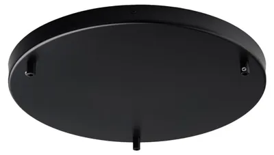 Immagine prodotto di Rosone Rosone multicavo in ferro nero d. 40 con 3 fori H.3 Ø40 BL290-PL3-DM40-NR