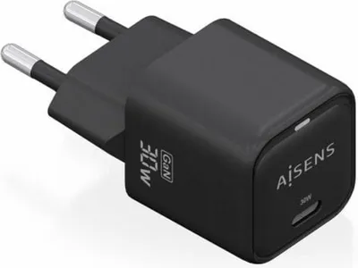 Image de Chargeur gan de wall aisens asch-30w1p019-bk/ 1xusb type-c/ 30w