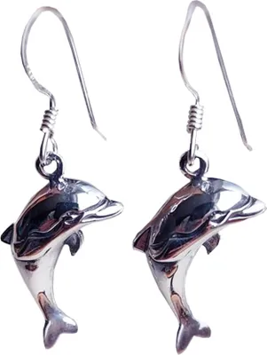 Produktbild von Silber Ohrringe Delfin aus 925 er Sterling Frauen Schmuck