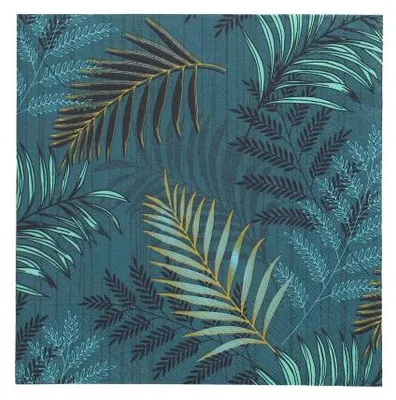 Produktbild von Servietten, 3-lagig 1/4-Falz 33 cm x 33 cm "Jungle Leaves"