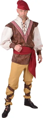 Produktbild von M218226-L Herren Bauer-Knecht Mittelalter Kostüm Gr.L