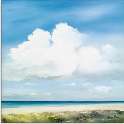 Produktbild von ARTland Glasbild Landschaft II Größe: 30x30 cm
