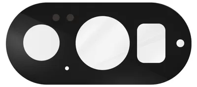 Zdjęcie produktu dla Clappio, soczewka aparatu do Google Pixel 10 Pro – część zamienna, czarna