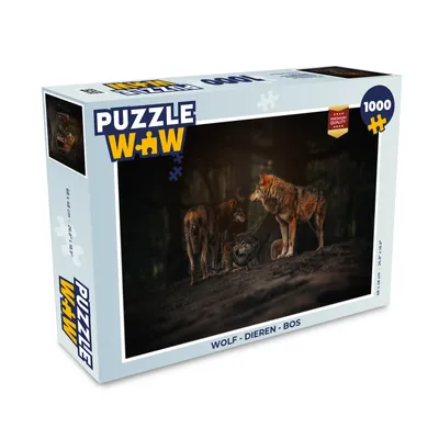 Obrázek produktu pro MuchoWow MuchoWow® Puzzle 1000 ks Vlk - Zvířata - Les