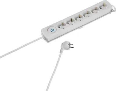 Produktbild von VIVanco™6-fach Steckdosenleiste, schaltbar (37647)