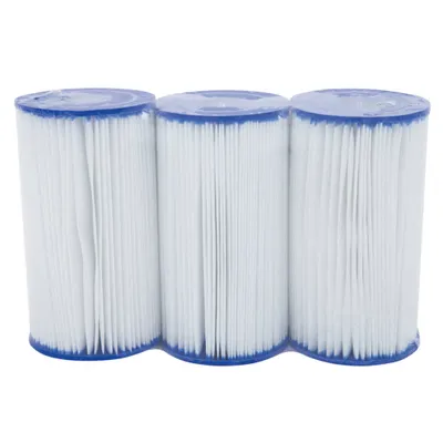 Produktbild von Bestway Filterkartuschen Im Set (III), Filterkartusche für Pumpe, Blau, Weiß, 5678 l/h, 3 Stück(e), Sichtverpackung, 305 mm