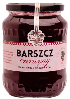 Image de Bortsch rouge au bouillon de légumes 700 ml - Schronisko Bukowina