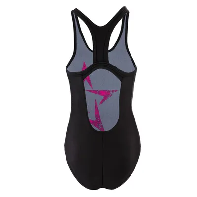 Image de Maillot de bain Speedo Boomstar pour fille, résistant au chlore, couleur : bleu, tailles enfant : 128