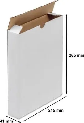 Produktbild von Karton Stanzkarton Karton 215 x 41 x 265 mm F211 Weiß