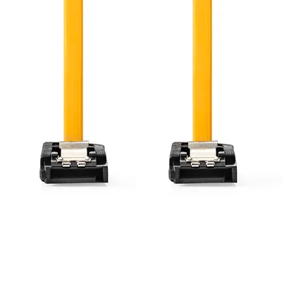Productafbeelding van Nedis CCGB73250YE10, 1 meter, SATA I, SATA 7-pins, SATA 7-pins, Vrouwelijke connector / vrouwelijke connector, Geel