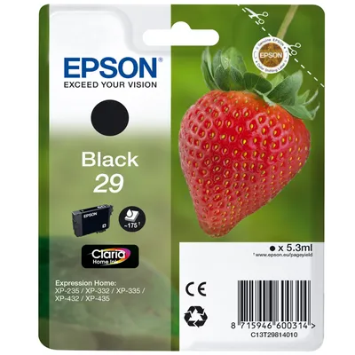 Produktbild von Epson C13T29814010 Druckerpatrone 29 schwarz