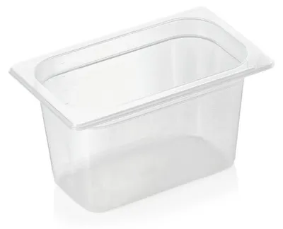 Produktbild von 6x GN Behälter 1/4 GN 89, 150 mm, mit Skalierung, mit Deckel, Polypropylen