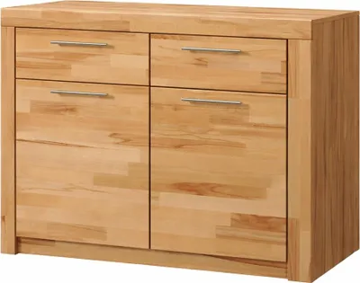 Produktbild von Anrichte Kernbuche Garderobenkommode Schubkastenschrank #1221-10