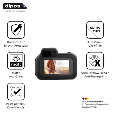 Produktbild von 4x Schutzfolie für banapoy 70YHD5BQUS matt Displayschutzfolie Folie Display Schutz dipos