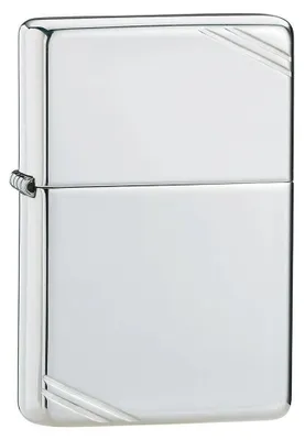 Immagine prodotto di Accendino a benzina Zippo High Polish Sterling Silver with Slashes antivento