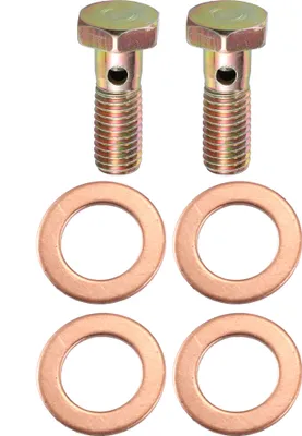 Image de 2 Ensemble Unique Banjo Boulon Frein Ajustement Adaptateur M10x1.5 Thread
