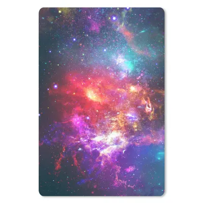Produktbild von MuchoWow® Mauspad Mousepad Sterne - Weltraum - Farben 18x27 cm - Mousepads - Maus Mat - Pad - Mausunterlage