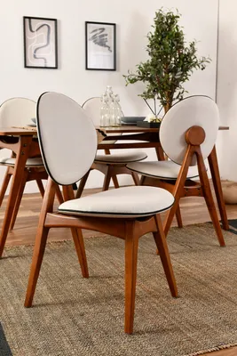 Produktbild von Skye Decor, Touch- Touch v2 VOW, Nussbaumfarbe,,Creme, Bürostühle, 93x54x55 cm, Rahmen: Hornbeam Holz