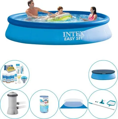 Immagine prodotto di Piscina con accessori - Modello Easy Set, rotonda, dimensioni 366x76 cm