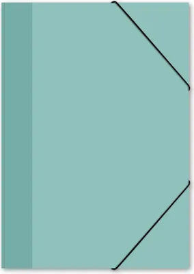 Produktbild von itenga Gummizugmappe Sammelmappe Zeichenmappe A4 pastell grün