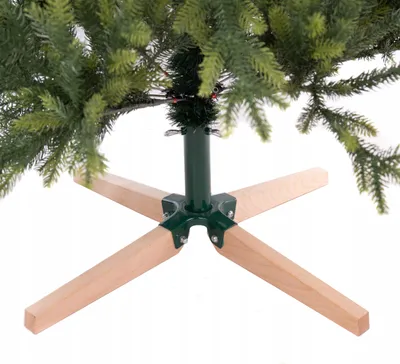 Immagine prodotto di Supporto per albero di Natale Supporto per albero di Natale artificiale in legno + metallo 40 cm