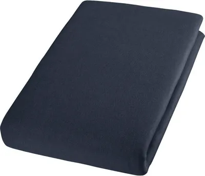 Produktbild von Cotonea Bio Spannbettlaken Edel-Biber Farbe Azurblau -I211 Größe 140x200 cm
