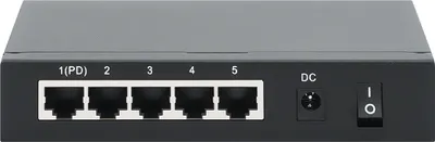 Image de Commutateur INTELLINET 5x GE 4x PSE PoE+ 1x PD IEEE 802.3az