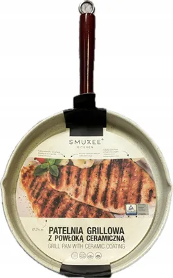 Produktbild von Smukee Grillpfanne 24cm mit Doppelbeschichtung
