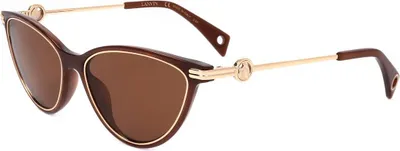 Image de Lanvin LNV607S 200 BROWN 57/17/140 Lunettes de soleil pour femmes