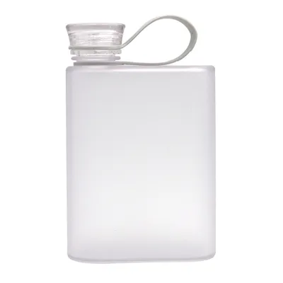 Produktbild von Flache Wasserflasche, auslaufsichere, schmale Handtaschen-Taschen-Trinkflasche für Outdoor-Sport, Fitness, Camping, Wandern