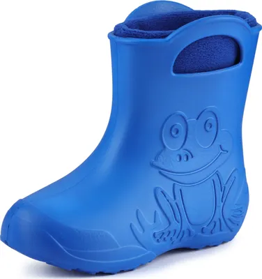Produktbild von Ladeheid Eva Kinder Jungen Mädchen Gummistiefel Regenschuhe gefüttert LA-CA-03 (Blau/Marineblau, 22/23 EU)