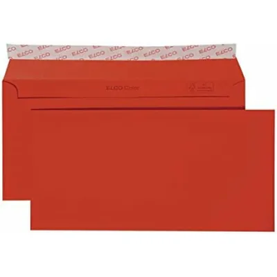 Immagine prodotto di ELCO 18833.92 ELCO Briefumschläge DIN lang ohne Fenster rot 250 St.