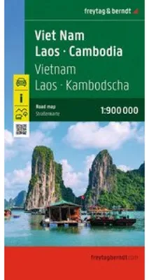Obrázek produktu pro Vietnam – Laos – Kambodža, silniční mapa v měřítku 1:900 000, freytag & berndt