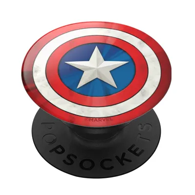 Image de Popsockets 2 Captain America Icon 100483 Support pour téléphone portable - Licence