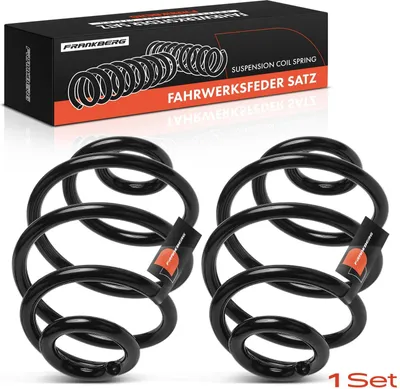 Produktbild von Frankberg 2x Fahrwerksfeder Hinterachse  für Opel Astra F T92 Vectra A J89 Vectra A CC 1988-2001