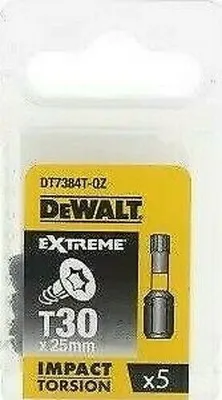 Produktbild von DeWALT DT7384T Schlagschrauber Bits T30 x 25mm 5 Stück